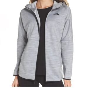 The North Face Gray Zip Up Womens Sm, Athletic Running Sports Jacket Size Medium